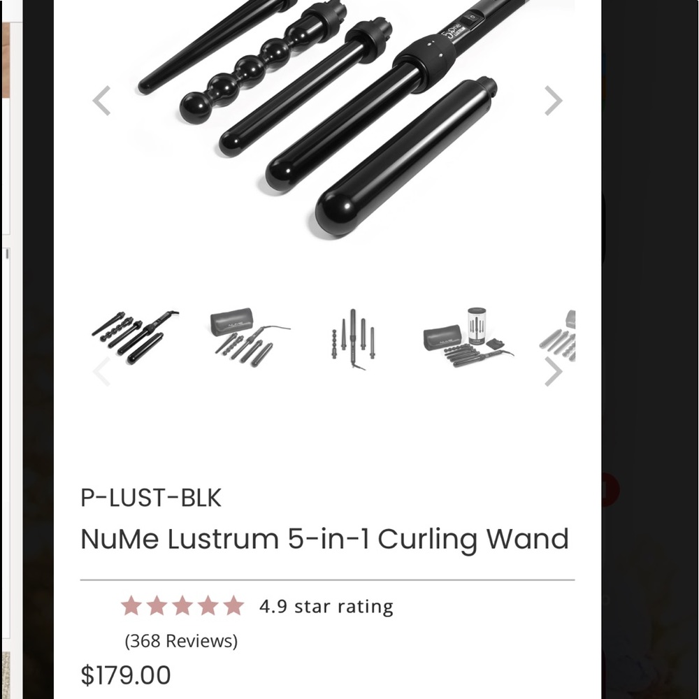 Nume Lustrum 5-in-1 Curling Wand